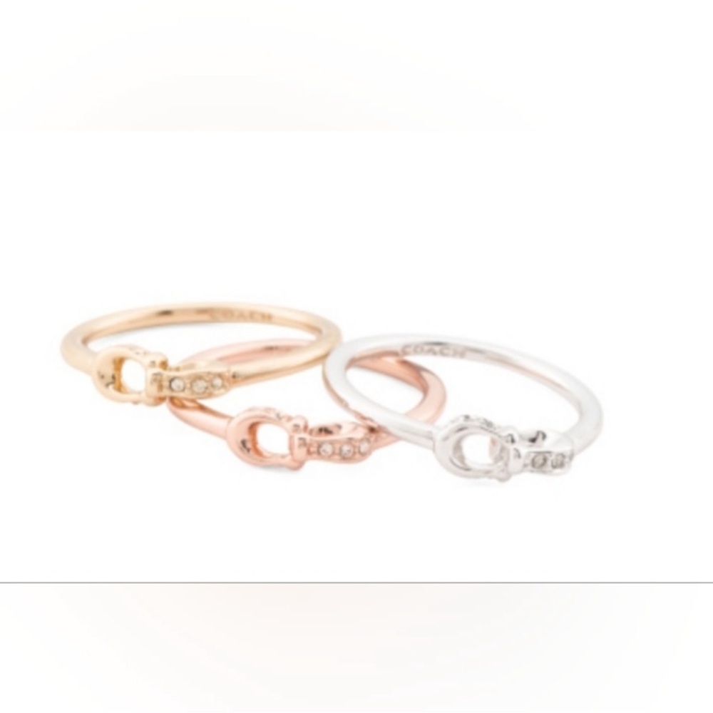 Coach (3) Interchangeable Ring Set - image 5
